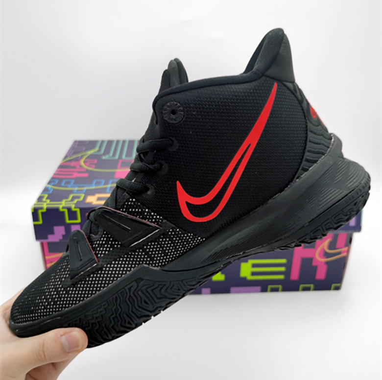2020 Nike Kyrie Irving VII Black Red Basketball Shoes